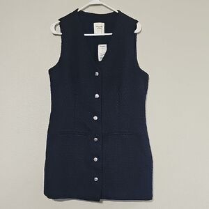 Abercrombie & Fitch Navy Midi Dress
